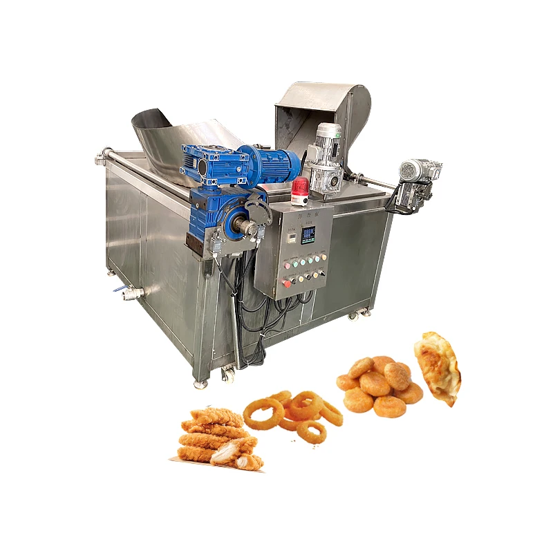 FOODLINE Customized Commercial Chicken Nuggets Frying Machine Deep Fryer with Automatic Stirring System