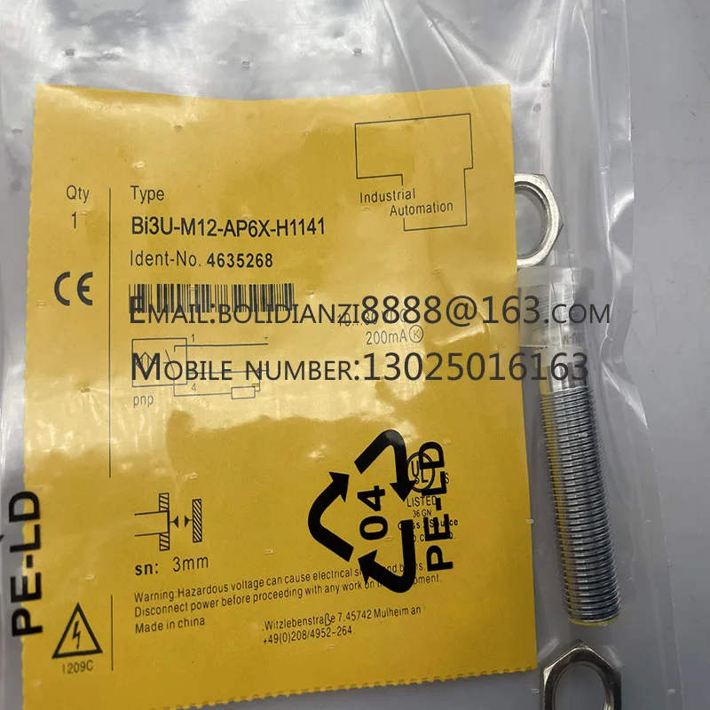 

The brand-new original sensor Bi3-M12-AD6X-H1141 Bi3-M12-RD6X-H1141 One year warranty in stock