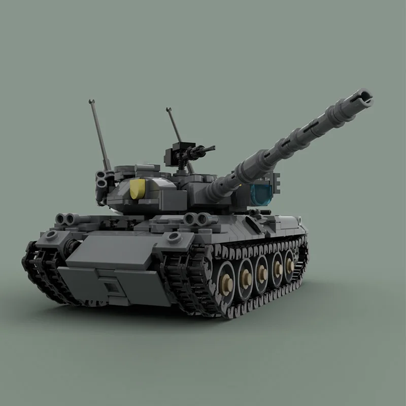 نوع 74 MBT الدبابات العسكرية الحديثة نموذج MOC قوالب بناء معدات الحرب وحدات التكنولوجيا الهدايا عطلة تجميع ألعاب أطفال
