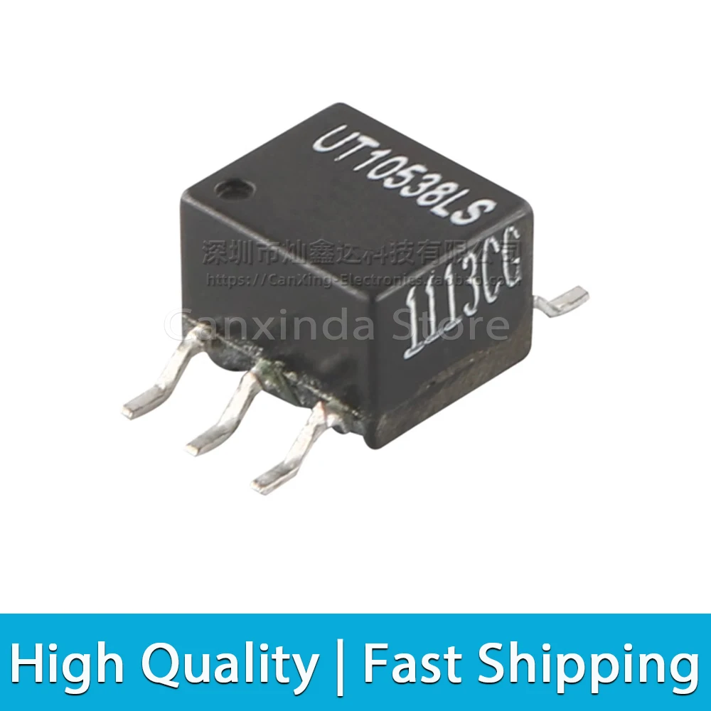 2pcs UT10538LS SMD SMT RF Transformer Isolation Frenquency 0.2MHz-300MHz Impedance Ratio 4:1 Turns Ratio 2CT:1CT Isolated