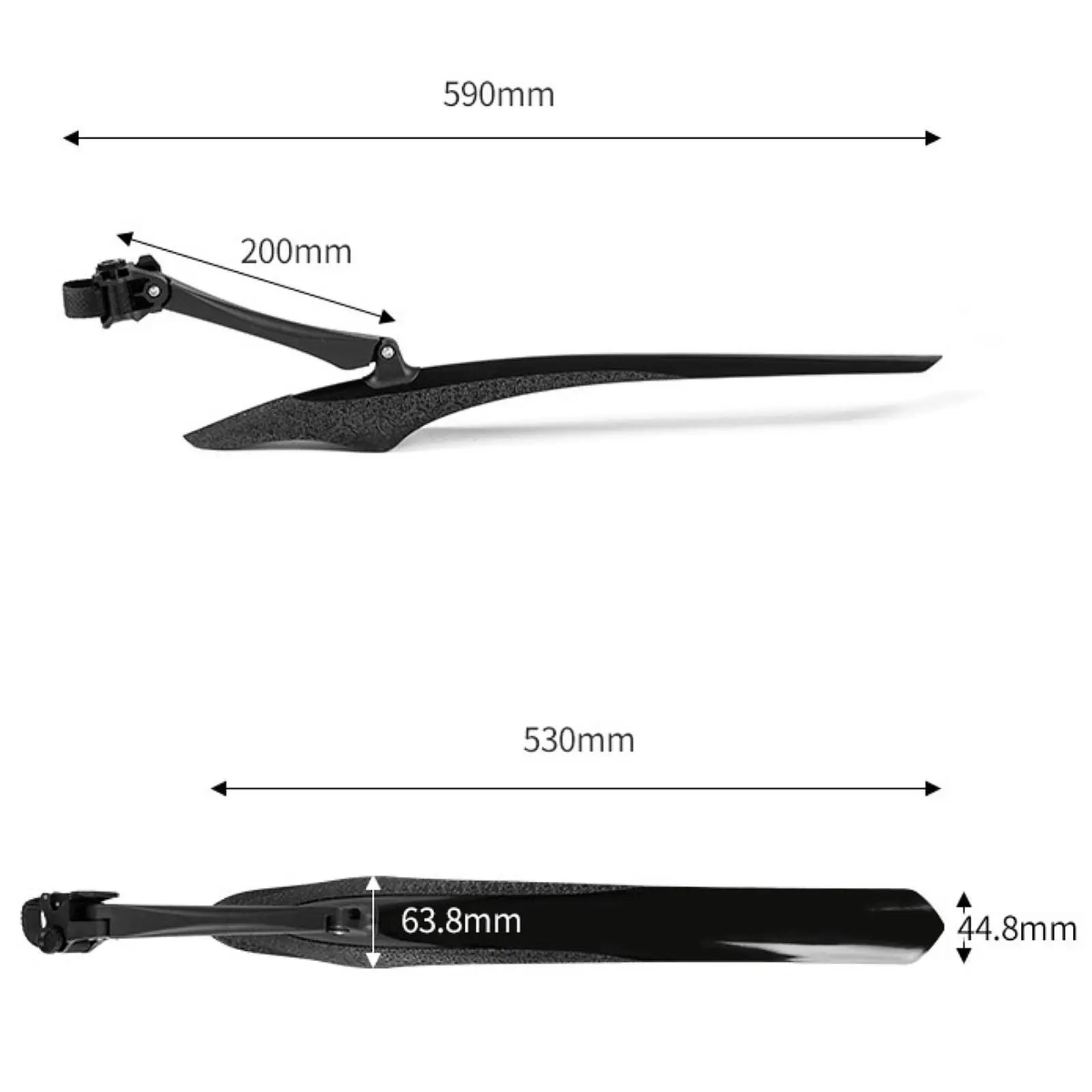 قطع غيار حاجز الدراجة، واقي الطين خفيف الوزن، سهل التركيب، لوازم حماية الرذاذ، استبدال ملحقات الإصلاح، قابل للتعديل