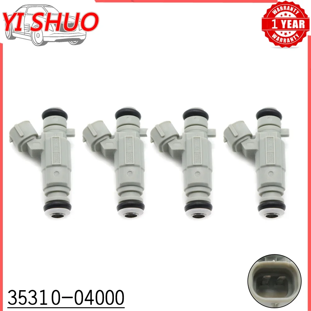 Car Fuel Injector Nozzle 4pcs/lot For Hyundai i10 1.2 2011-2014 for Kia Picanto Mk2 11-16 35310-04000 3531004000 35310 04000