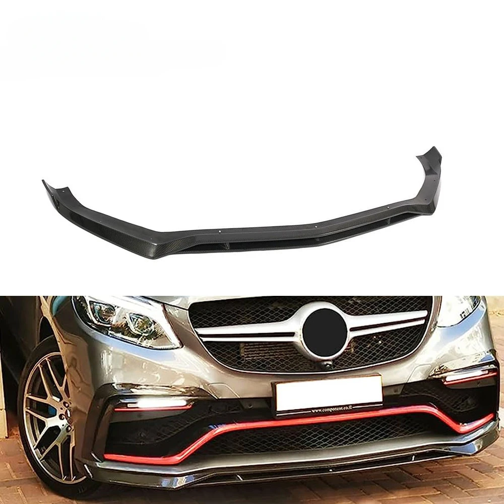 

Class Carbon Fiber Car Front Bumper Spoiler for Mercedes-Benz GLE-Class GLE 63 AMG 2015-2018