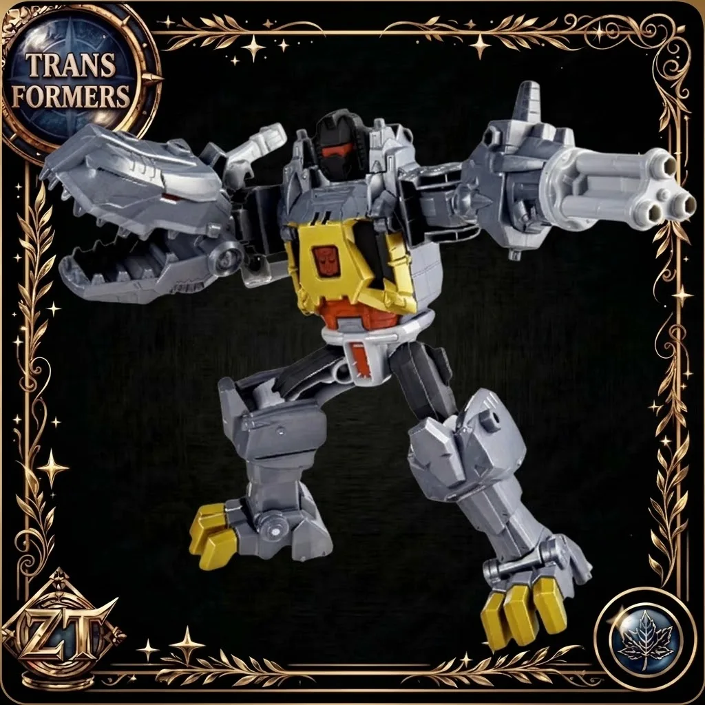 【In Stock】 Hasbro Transformers Cyberworld Cyberverse Dinobot Grimlock Action Figure With Box