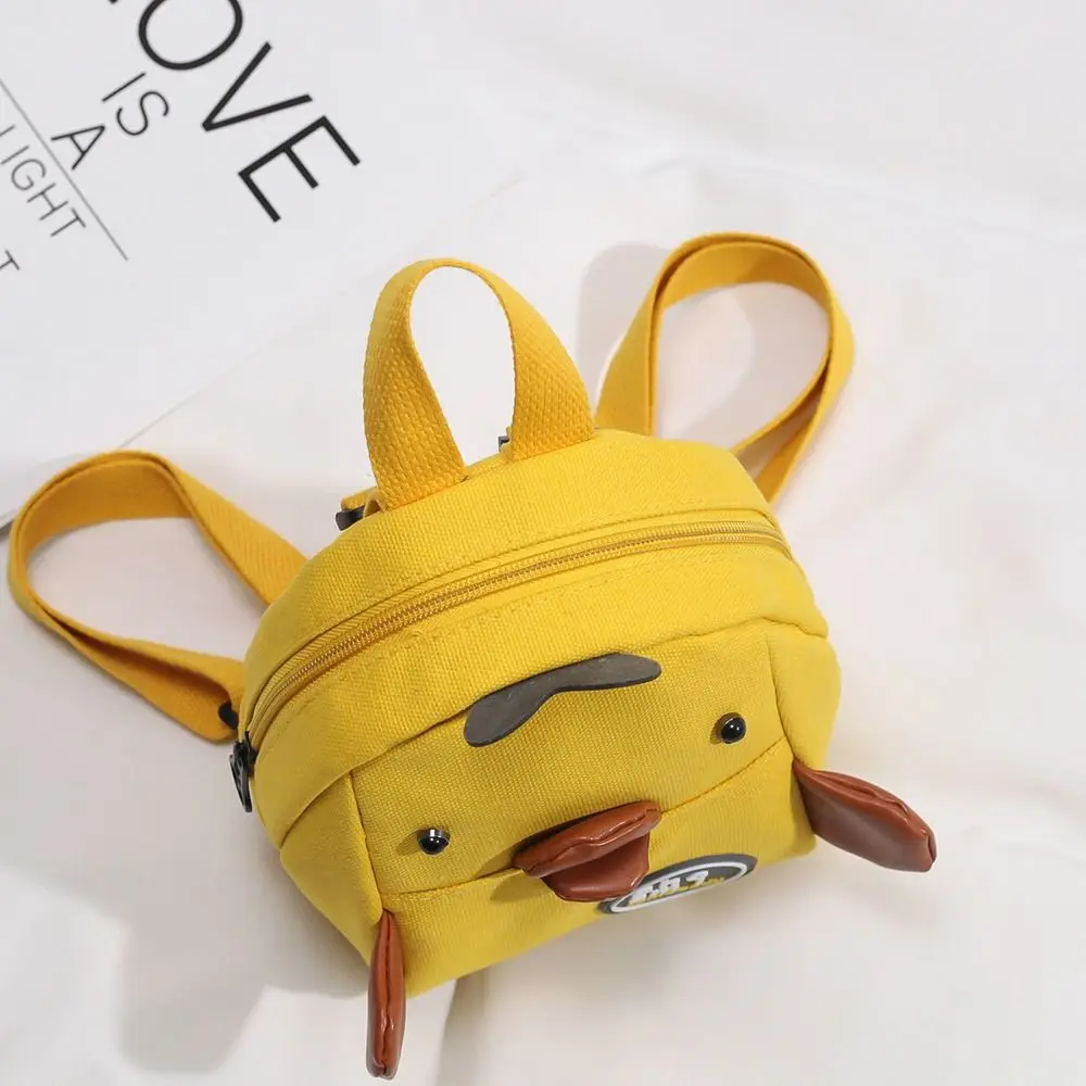 Уникальный рюкзак для малышей с рисунком утки, легкий детский школьный рюкзак большой вместимости, нейлоновая милая сумка на плечо с героями мультфильмов, подарок