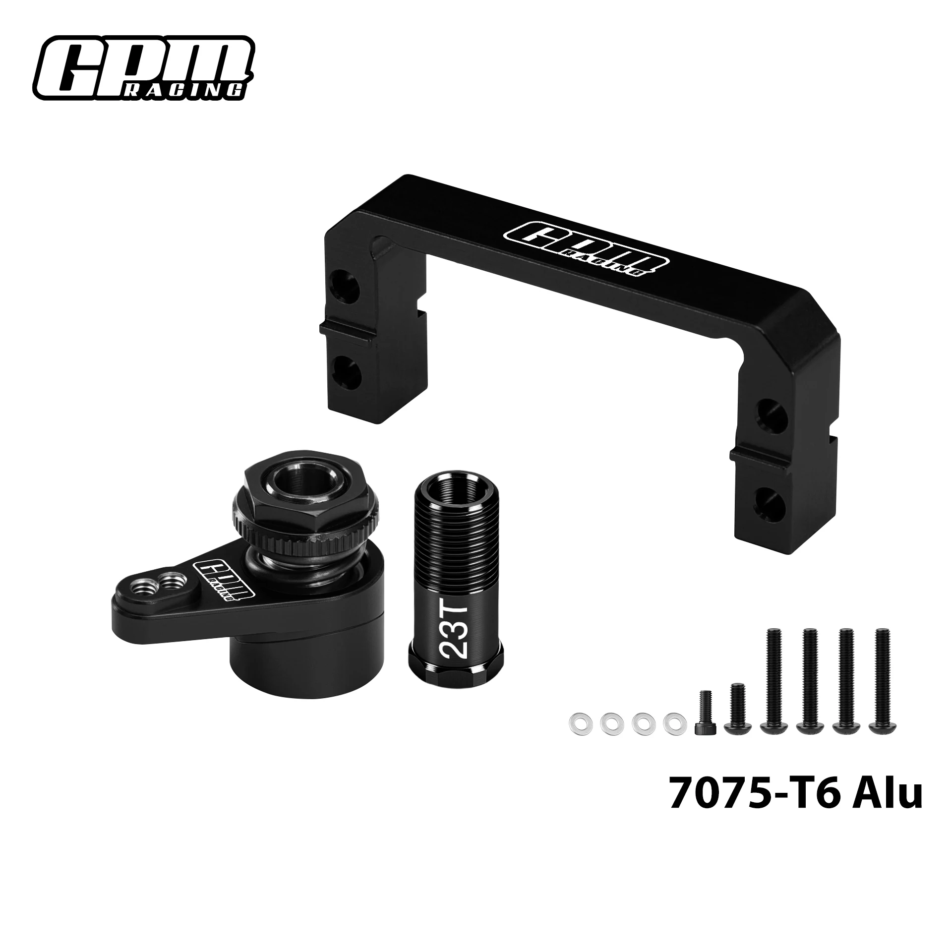 GPM Alloy 7075 Servo Mount & Servo Horn 25T Set For ARRMA 1/8 Mojave / Typhon / Vendetta / Infraction/ 1/10 Big Rock / Granite - view 4