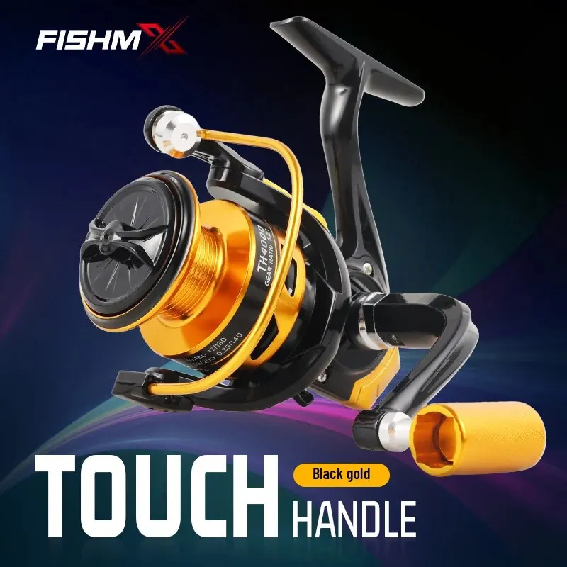 Fishmx Fishing Reel 5.2:1 Fishing Lure Spinning Reel Metal Spool Saltwater Feeder Reel Carp For Fishing Accessories Pesca