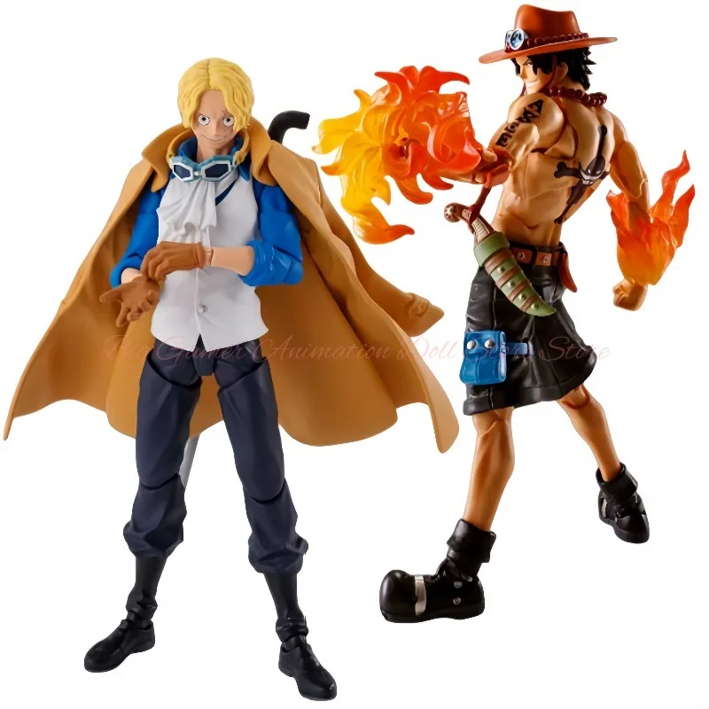 

【In-stock】BANDAI Original S.H.Figuarts "One Piece" Sabo and Portgas D. Ace Action Figure Model Toy Gift