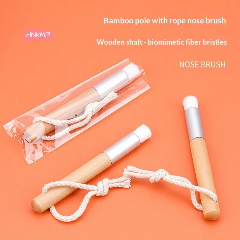 Multipurpose Soft Eyelash Cleaning Brush Set Bamboo Nose Brush Lash Shampoo Blackhead Removal Tool 1/2/3/4Pcs Options