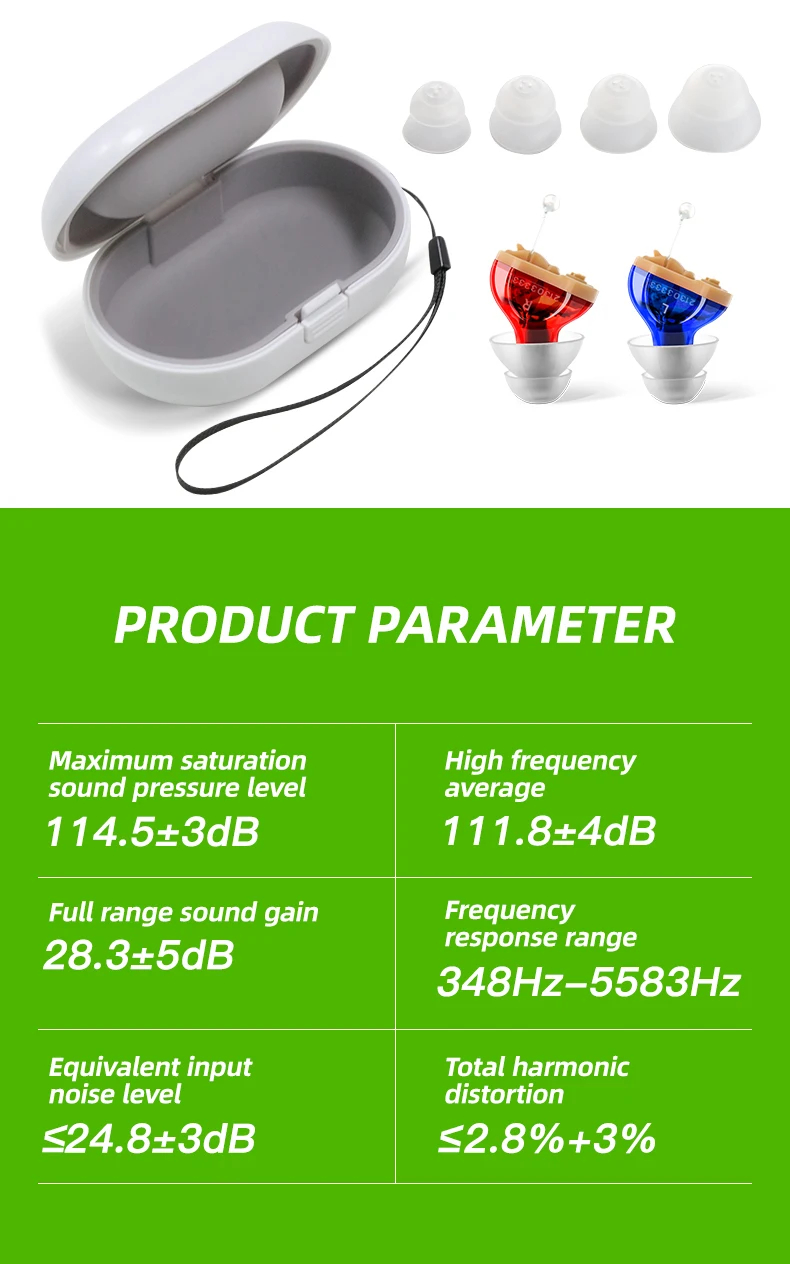 Mini Cic im Ohr taube Maschine Sound verstärker unsichtbare Hörgeräte Preis Batterie a10 für Senioren audífonos Erste Hilfe – Detail 5