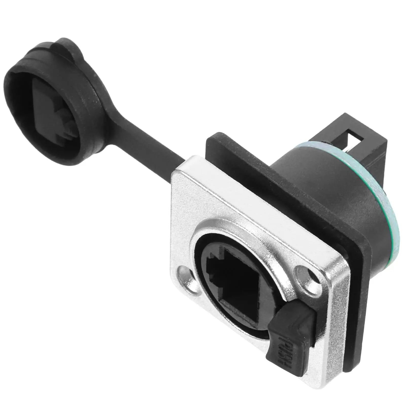 

Waterproof Socket Electrical Connector Ethernet Protector Flat Wire Plastic Outdoor Network Interface Multi Device High Speed