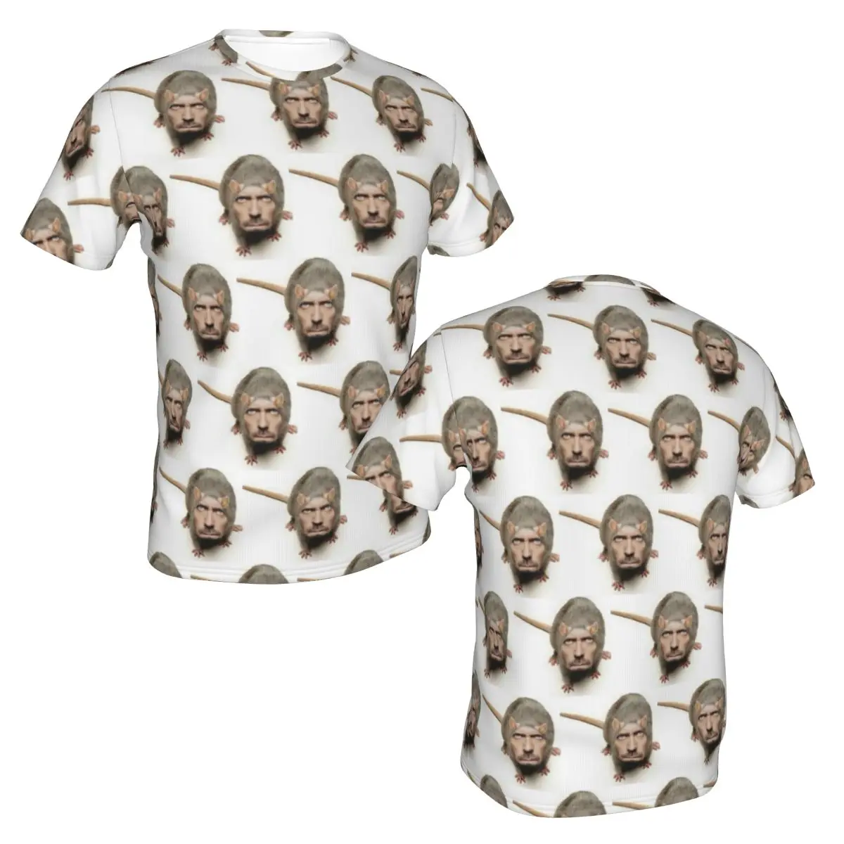 100% Cotton Low Quality Dr House Rat T-Shirt Men's Classic T Shirt Men Crew Neck Summer Shirts Tops