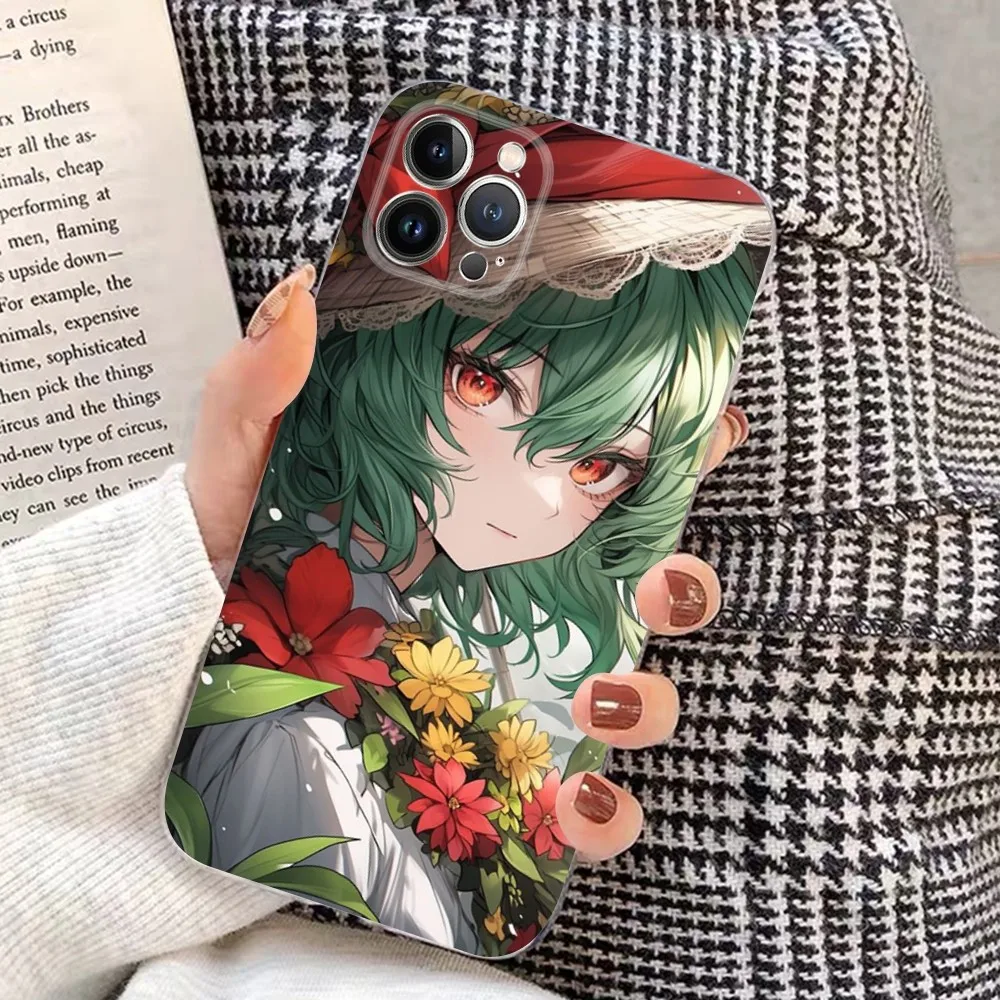 Anime TouHou Project Girl Phone Case For iPhone 15 14 11 12 13 Mini Pro XS Max Cover 6 7 8 Plus X XR SE 2020 Funda Shell