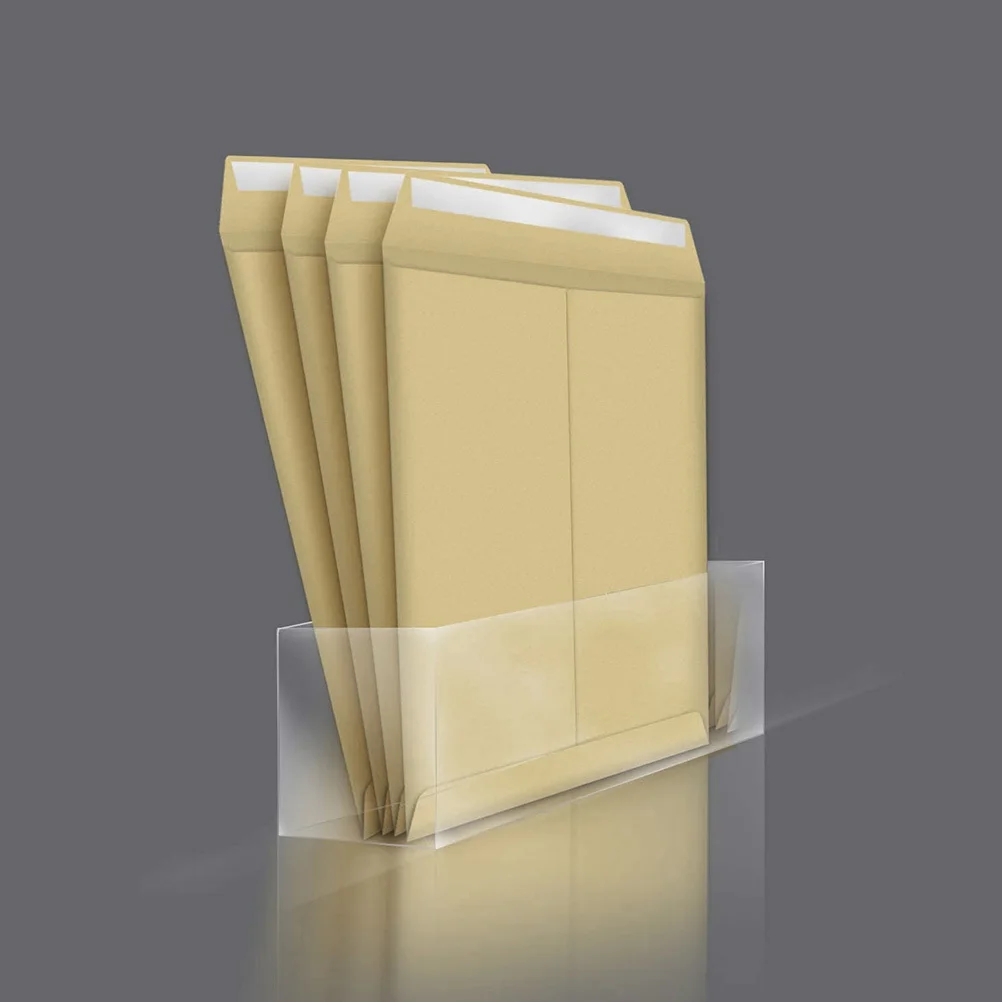 

20Pcs Kraft Paper File Bags Thickened Self Adhesive Storage Envelopes for Office School Mailing Document Thickened Envelopes