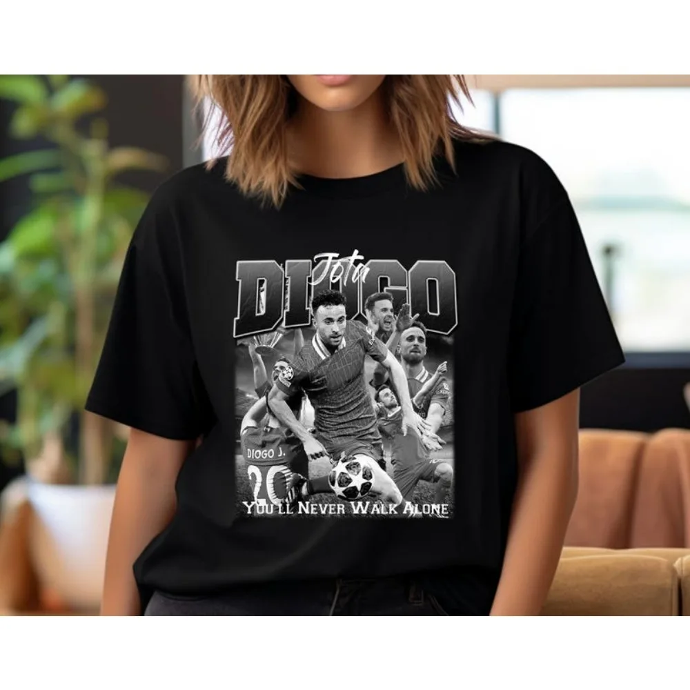 

Футболка Diogo Jota Футболка RIP Jota 1996–2025 Мерч Футболка Унисекс Streewear Футболка с короткими рукавами Топ y2k
