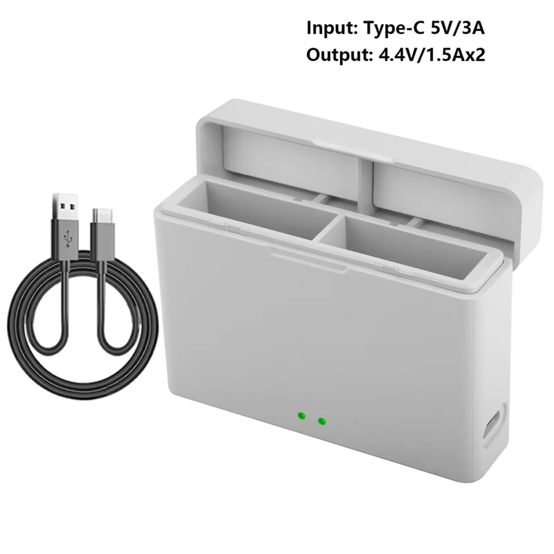 A003 สําหรับ DJI Osmo Action 3/4 แบตเตอรี่แท่นชาร์จ USB ชาร์จ Hub สําหรับ Action 3 Action 4 อุปกรณ์เสริม