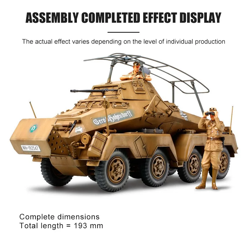 TAMIYA assembled tank model kit 35297 Sd.Kfz.232 wheeled armored vehicle 1/35