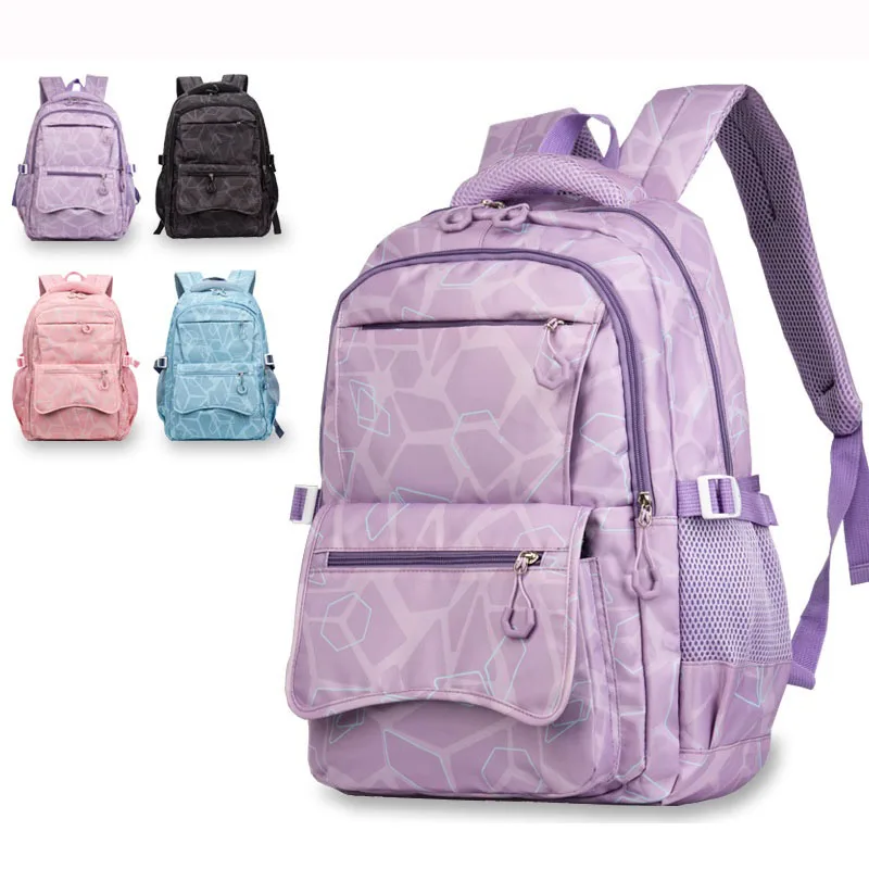 

Print Backpack Middle School Elementary Bookbags Mochila Feminina Students Knapsack for Teens Girls Mochilas Para Estudiantes