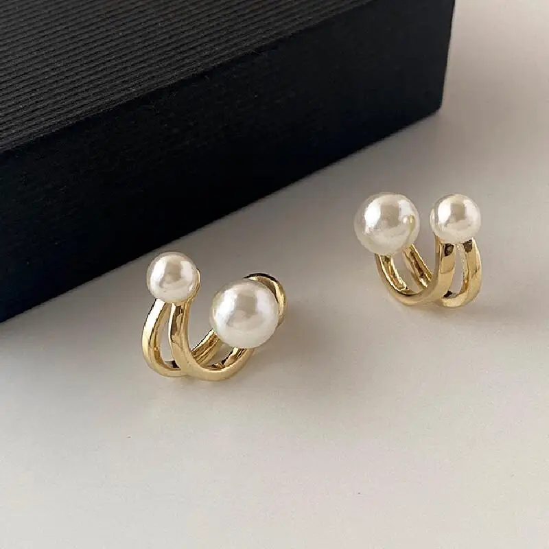 Fashion Classic Pearl Earrings for Women Senior Temperament Girls Retro Style Ear Rings Girlfriend Gifts Banquet Souvenirs