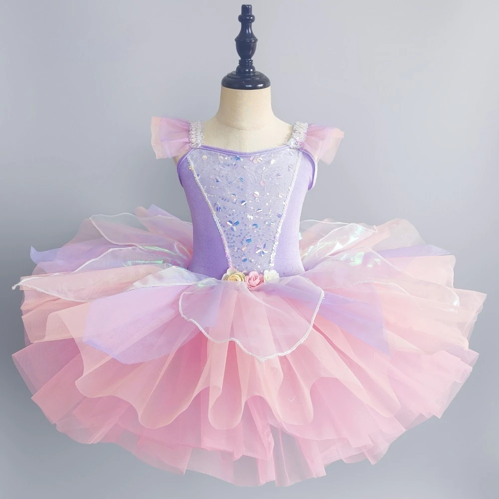 

Балетное платье, танцевальная одежда для девочек, балетная пачка, детская одежда, сценические костюмы, детская одежда, летняя одежда принцессы для выступлений, сказочная вечеринка