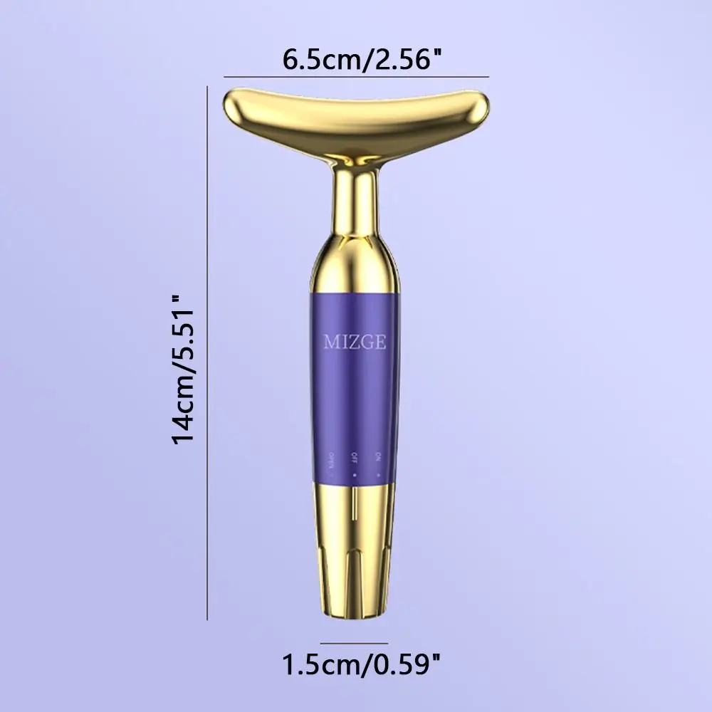 Dispositif de beauté pour le cou et le visage, élimination des rides, estompe les lignes du visage, resserre le visage, crème de Massage par Vibration, Instrument absorbant ultrasonique