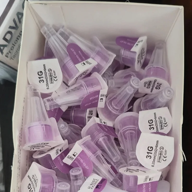 

100-200 шт. 32G 31G 0.23ммx4мм 0.25ммx6мм/8мм Инсулиновые картриджи для инъекционных ручек Magic Pen, стерильные, в коробке