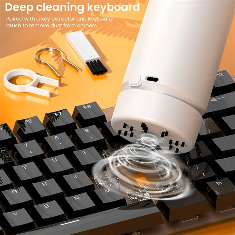 21 IN 1 Multifunctional Cleaner Set Computer Phone Earphone Camera Cleaning Kit Mini USB Charging Desktop Cleaner Keycap Puller