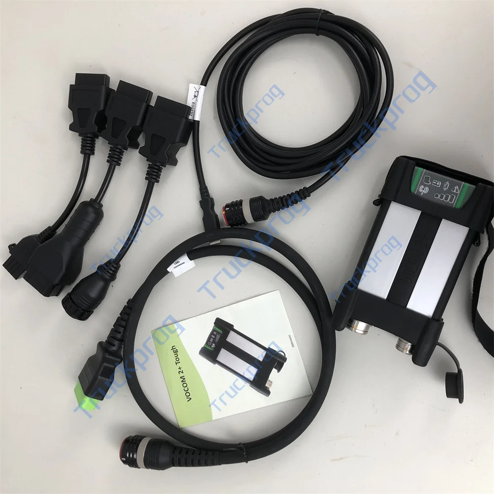 Original Vocom 2+ 88894400 Heavy Duty Truck Excavator Diagnosis OBD Scanner Cable VOCOM2 Interface PTT Software Diagnostic Tool