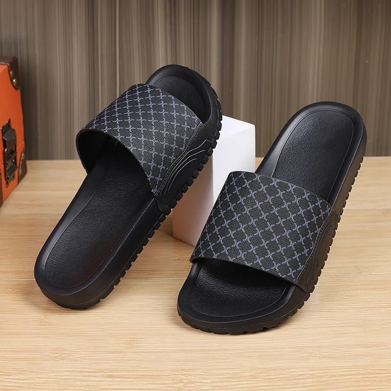 

Genuine Mens Slipper for Men Eva Sole Slippers Walk Around Home Summer Man Slippers Luxury 2025 Summer Men's Sandals Slipers
