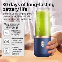 USB Personal Mini Juicer Cup Handheld Travel Blender Portable Single Double Cup for Water Bottles 3