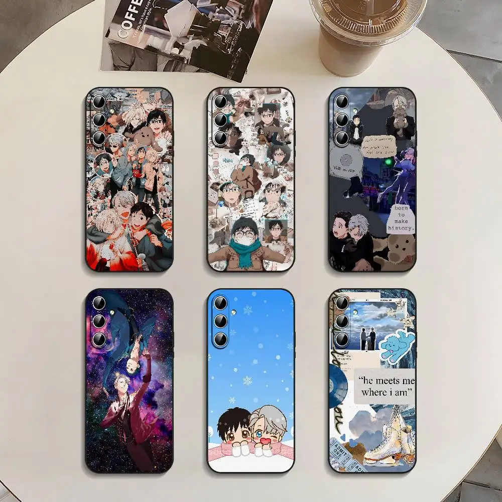

Y-Yuri On Ice Phone Case Black Shockproof Case For Samsung S24/S25/S22/S30/Note20/Lite/Ultra/5G/Plus/FE