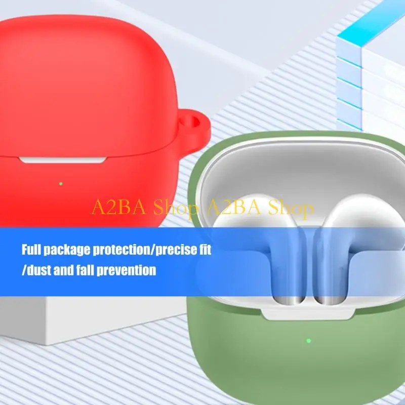 

A2BA Flexible Guard Shockproof Shell Earbud Sleeve Water Resistance Housing Washable Silicone Cover Protective Case for Buds