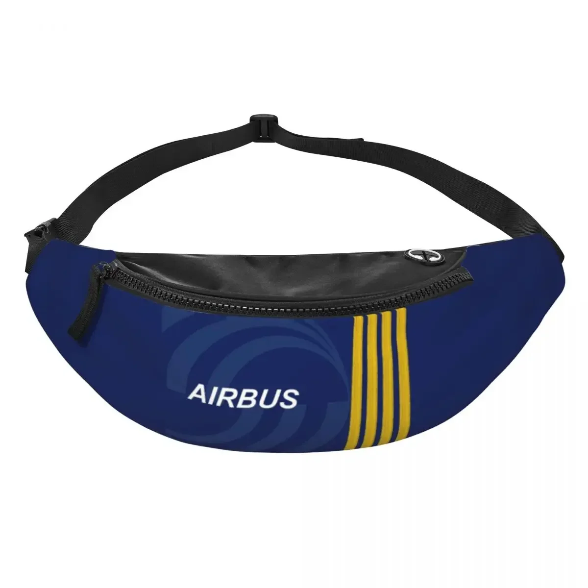 Airbus Fighter Pilot Fanny Bag Custom Aviation Airplane Crossbody Waist Pack Women Men Cycling Camping Phone Money Pouch