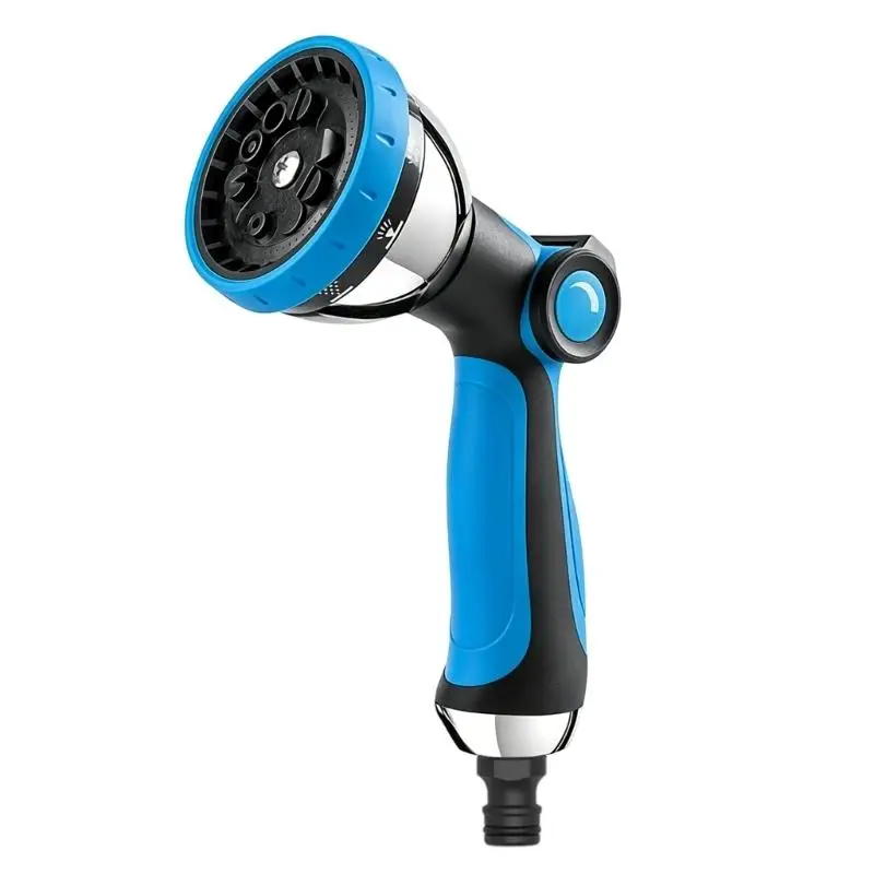 Water Hose Nozzle Multifunctional for Cleaning Watering Multiple Hand Sprayer Lightweight Heavy Duty Hose Sprayer D2RD