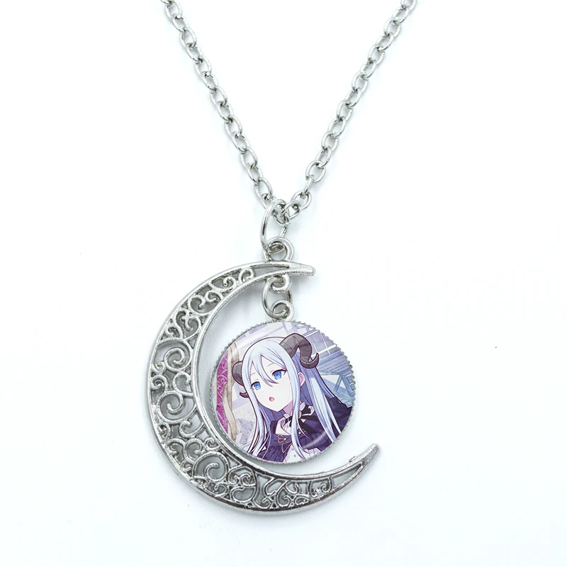 Project SEKAI Anime Yoisaki Kanade Moon Necklace Accessories Party Glass Dome Jewelry Gift