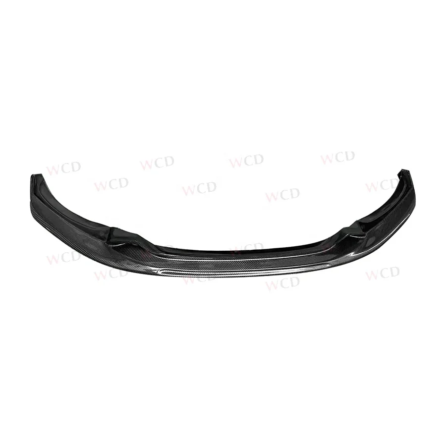 MT Style Carbon Fiber Front Lip For BMW 2 Series  F22 F23 220i 225i Front Bumper Lip Splitter Body Kit