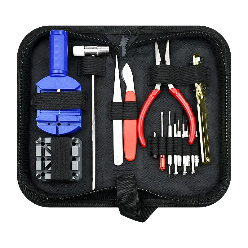 134Pcs Watch Opener Repair Tool Kit Clock Pry Knife Screwdriver Pin Hammer Set Watchmaker Band Link Clockmaker Accessory