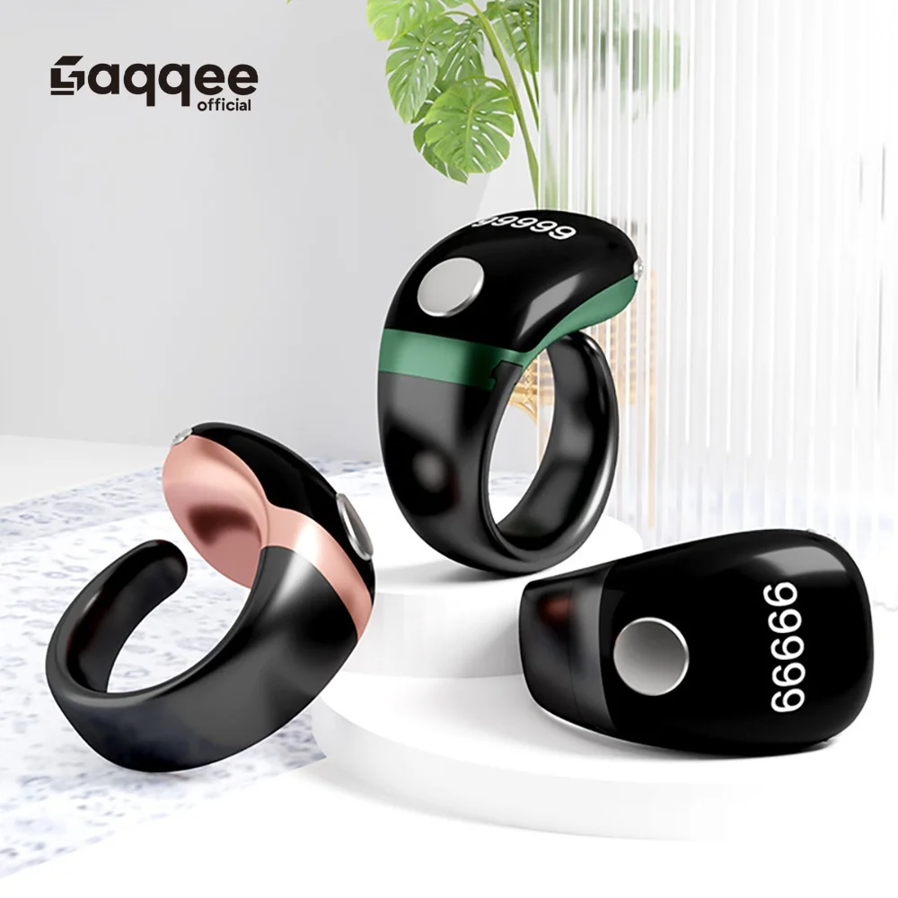 S7 Interchangeable Ring Holder OLED Display Ring Type C Charging Finger Press Ring Multi-Channel Counter Vibration Reminder