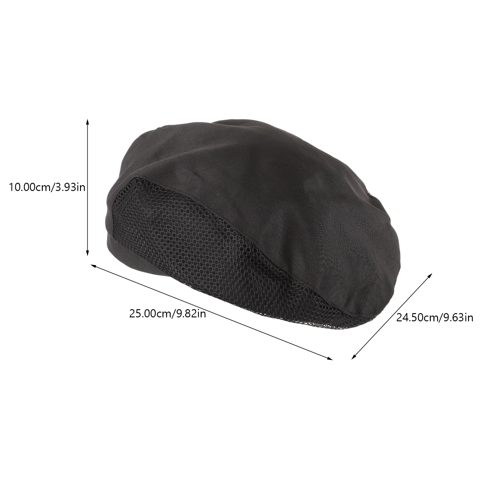 Chapeaux de chef de travail élastiques pour enfants, casquette tête de mort pour hommes, filet à cheveux en coton polyester, 2 pièces