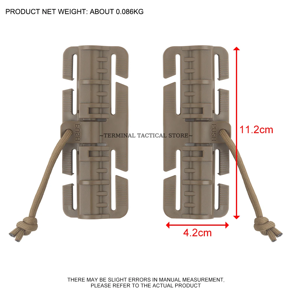 1 Pair Tactical Plate Carrier Quick Release Buckle (Large) Airsoft Vest Cummerbund Rapid Open Connector Hunting for JPC CPC NCP