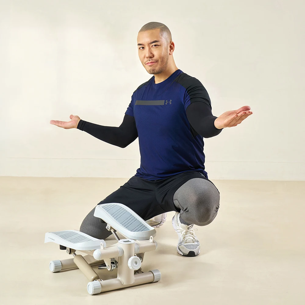 Sean Lee Up-Down Stepper Indoor Aerobic Walking Exercise Stair Climbing Stairway to Heaven Home Training Hip Up Step Mill Equipment