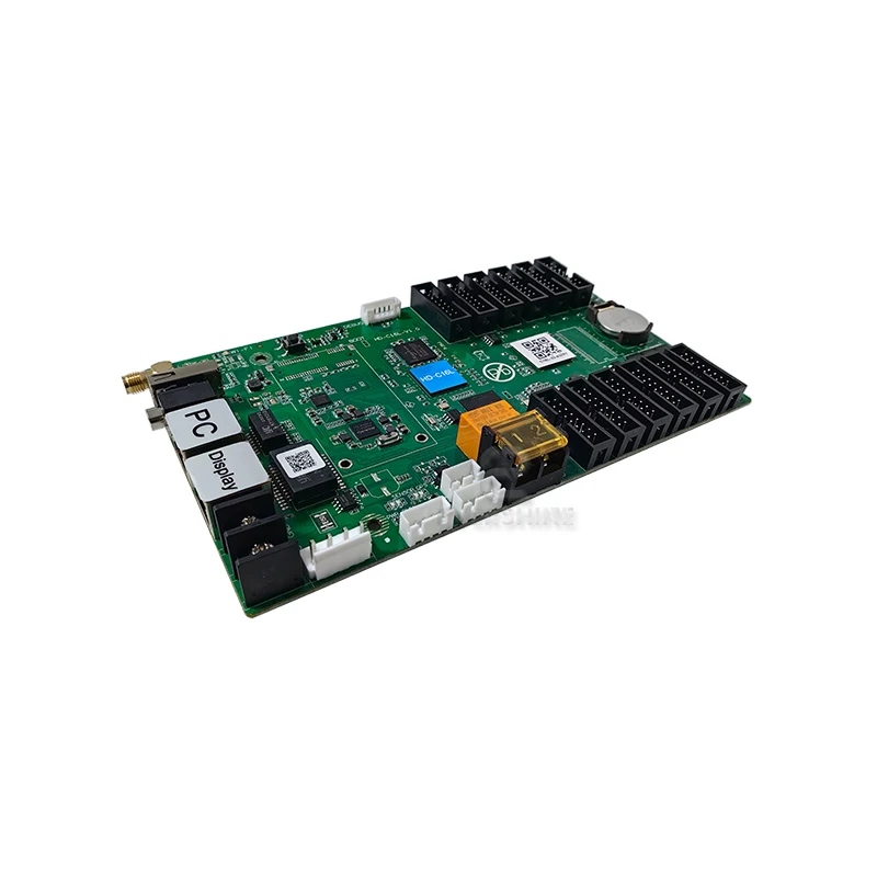 Imagem -02 - Huidu-rgb Full Color Controller Card Hd-c16l C16c C36c Poste de Luz Veículo Porta Tela Led Suporte Wi-fi Aplicativo Móvel