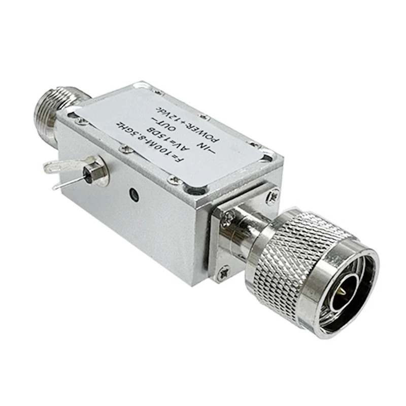 AMPLIFICADOR DE señal Rf portátil, dispositivo multifuncional de poco ruido, conveniente, de Metal, LNA, 1 piezas, 100MHZ a 8,5 MHZ
