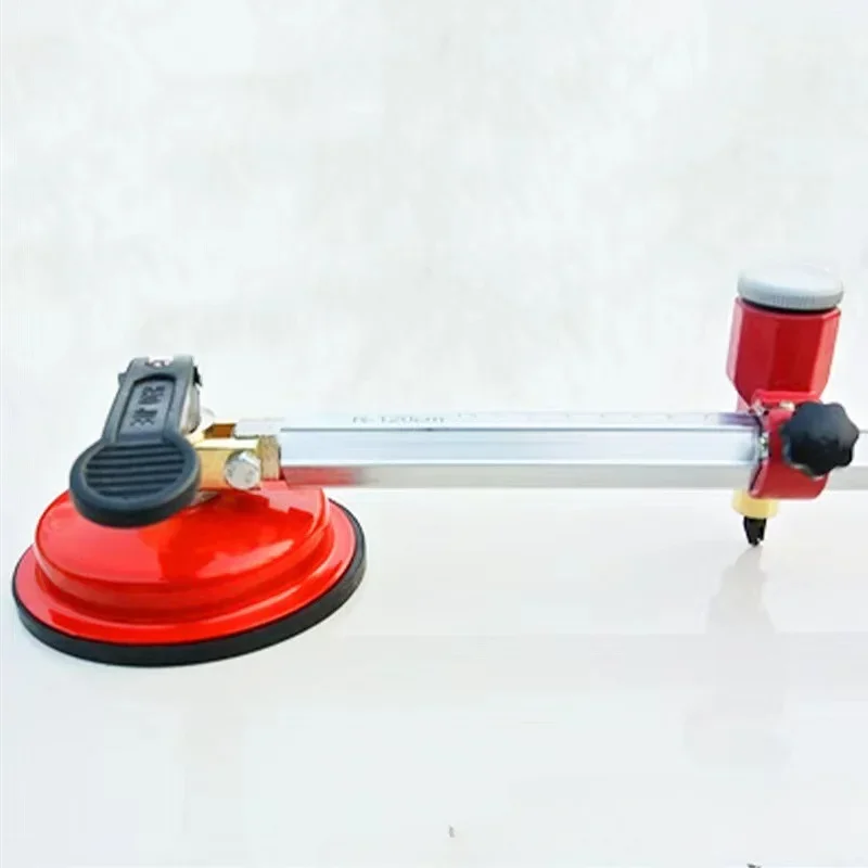 Professional Compass Glass Cutter Multi-function High-precision Diameter Compasses Cutting with Suction Cup Kitchen Ventilator