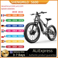 Shengmilo S600 Adult 2000W Electric Bicycle Men's E-Mountain ebike with Two Motor, 48V840WH Battery,26\