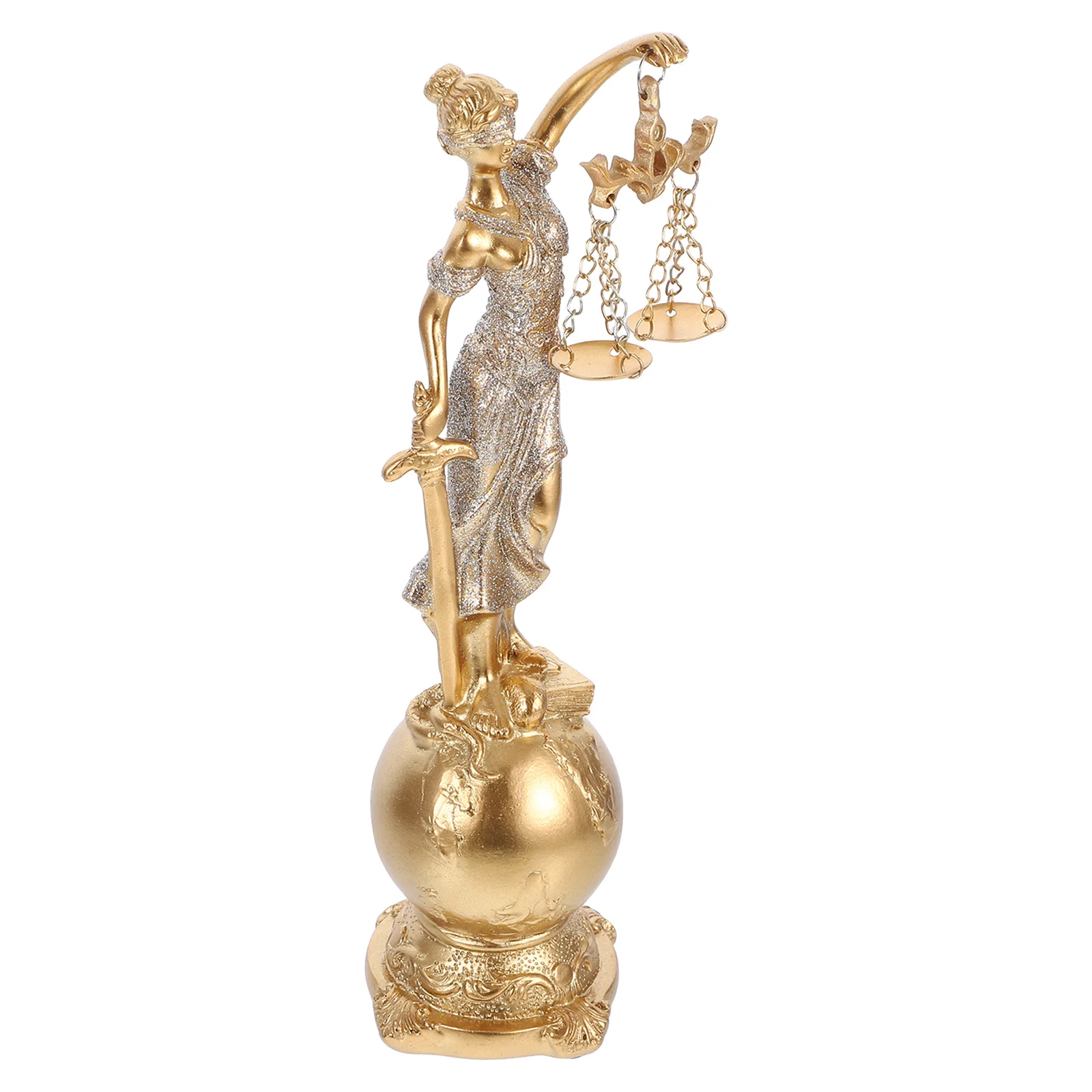 

1 Piece Fairness Goddess Statue Resin Sculpture Home Office Decor Lady Classical Miniatures Art Grade Ornaments