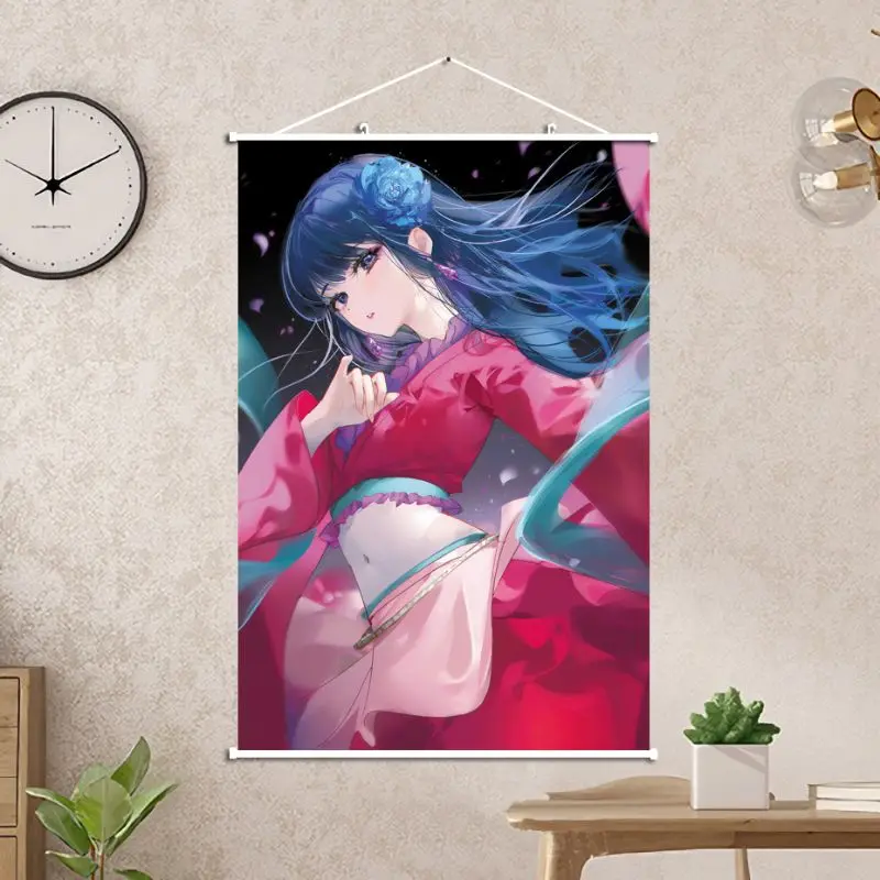 The Whispering Wall Scroll Poster of the Medicine House Girl Hanging Painting Living Room Bedroom Dormitory Decor Wall Hanging
