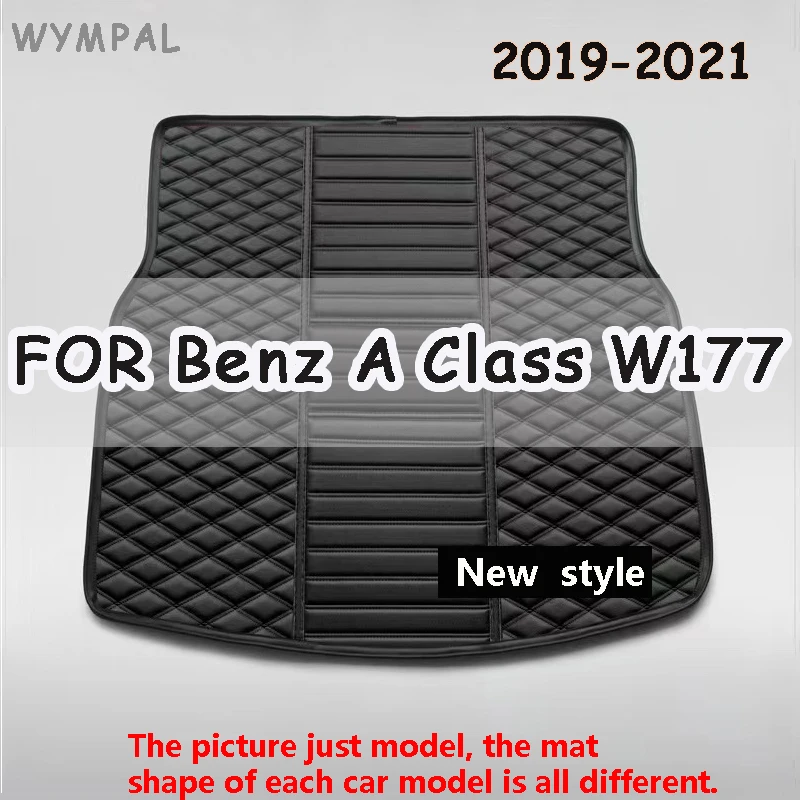 

Коврик в багажник автомобиля для Mercedes Benz A Class W177 A180 A200 A200 A220 2019 2020 2021, автомобильные аксессуары, украшение интерьера автомобиля