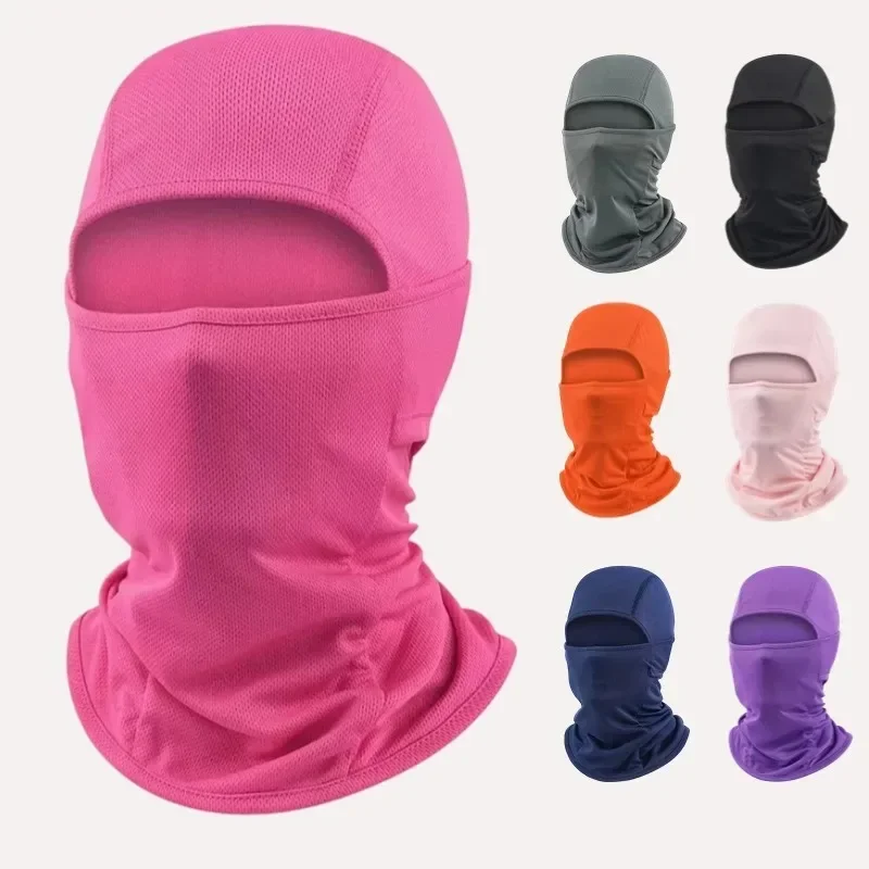 Tactical Balaclava Full Face Mask Quick-dry Hiking Cycling Camping Hunting AirsoftHood Cap Bike Head Cover Summer Men Women