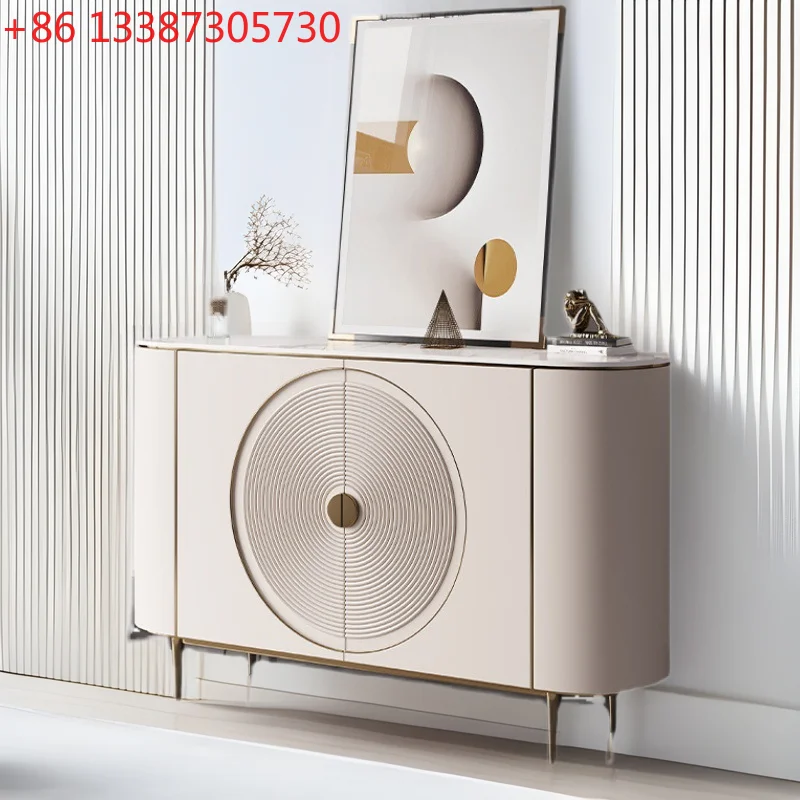 

Sideboard, light luxury slate cabinet, entrance small apartment, home living room, wall-to-wall decoration cabinet